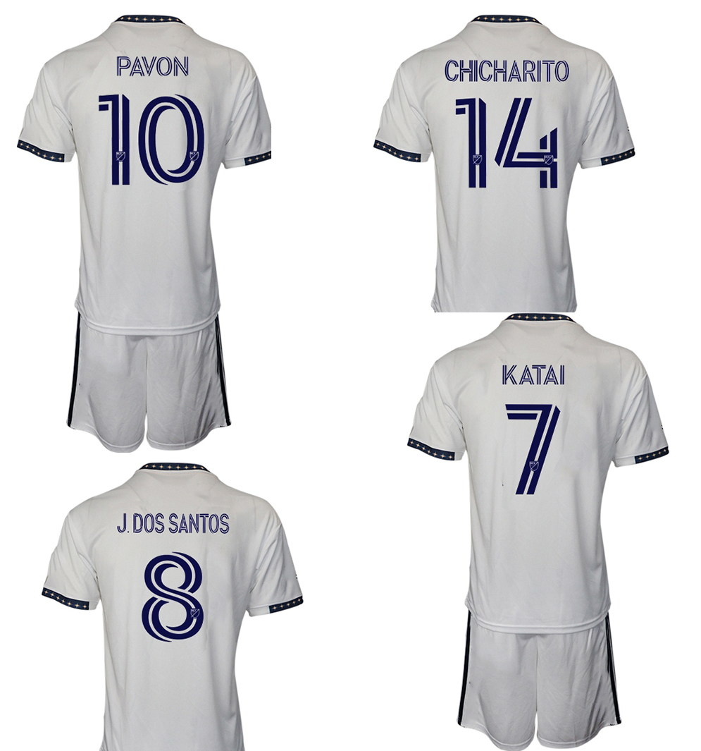 

22- 23 10 PAVON 7 KATAI customized home Soccer Jerseys SetS With Shorts 17 LLETGET 14CHICHARITO kingcaps local online store 14 CHICHARITO 8 J.DOS SANTOS for gym, 22-23 home