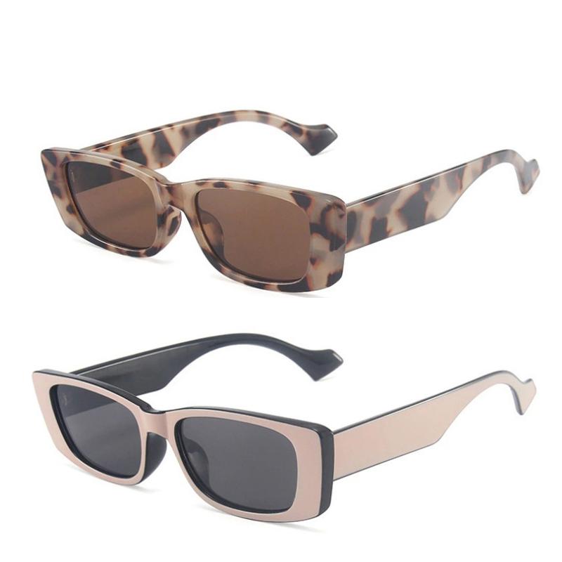 

Sunglasses Retro Small Rectangle Women Ins Fashion Candy Color Eyewear Men Square Sun Glasses Shades UV400Sunglasses
