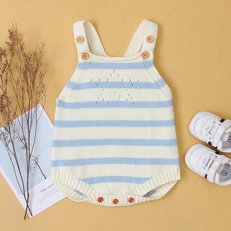 

Jumpsuits Baby Boys Girls Five-pointed Star Hollow Out Knitting Rompers Autumn Infant Romper Boy Girl Braces ClothesJumpsuits, 82w556 pale pink