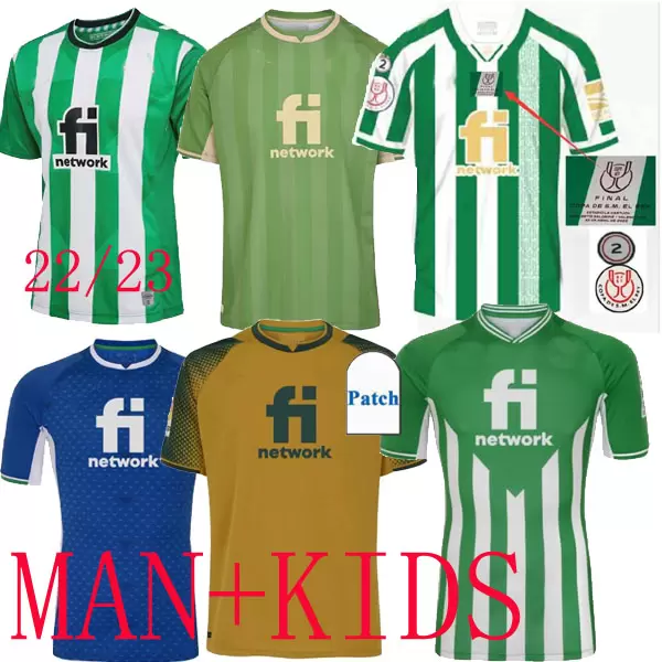 

21 22 23 real Betis copa DEL rey FINAL soccer Jerseys JOAQUIN B.Iglesias camiseta de futbol Juanmi ESTADIO LA CARTUJA Fekir 2023 2022 special-edition foot kids home, Multi
