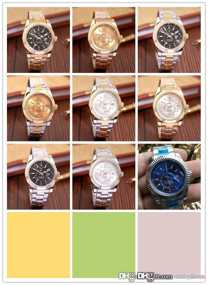 

relogio masculino watches Luxury wist fashion Black Dial With Calendar Bracklet Folding Clasp Master Male 38mm Boxes Rolexwatch 1#