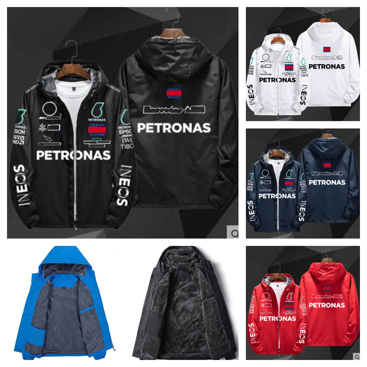 

F1 racing jacket autumn and winter outdoor2021 new F1 team sweatshirt