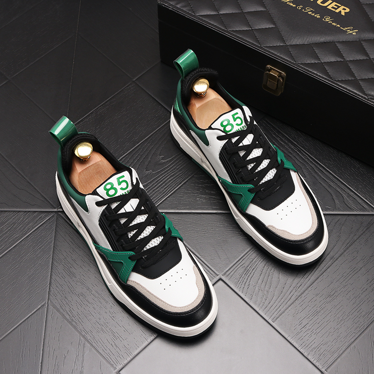 

British Designers Dress Oxford Wedding Party Shoes Fashion White Vulcanized Leisure Casual Sneakers Autumn Spring Round Toe Non-Slip Driving Walking Loafers W174, White red