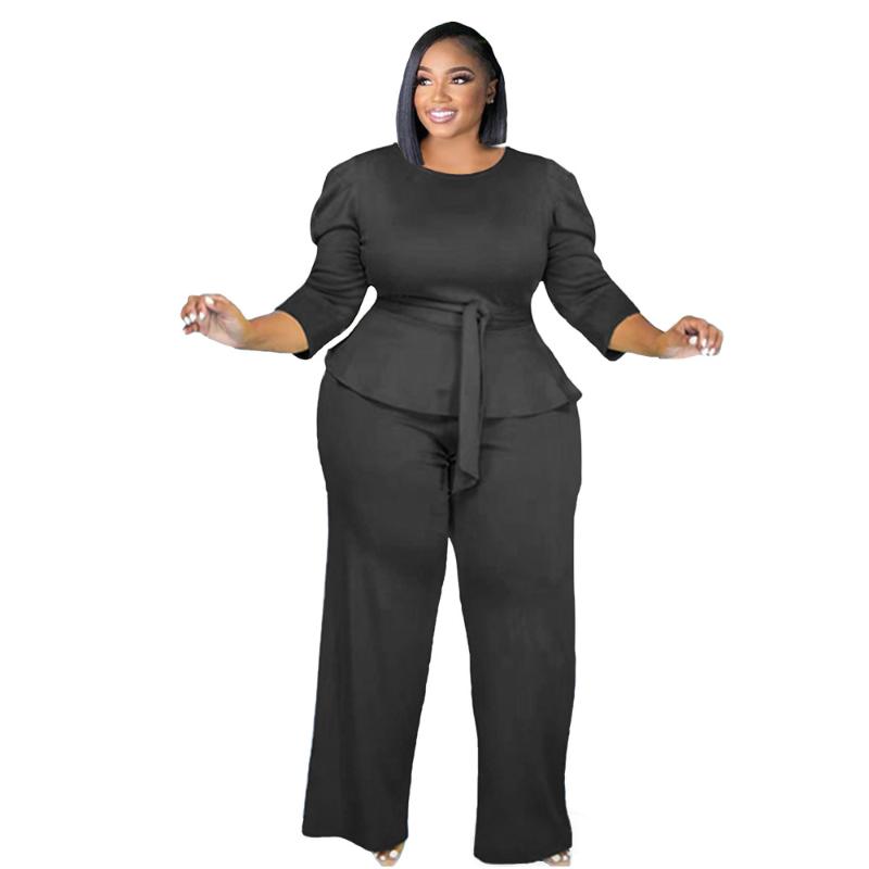 

Women's Plus Size Tracksuits Fashion Loose Sports Suit Leisure Set Women 2 Pieces Clothing Long Sleeve And Short Oversized Two Piece Sets 5X, Black