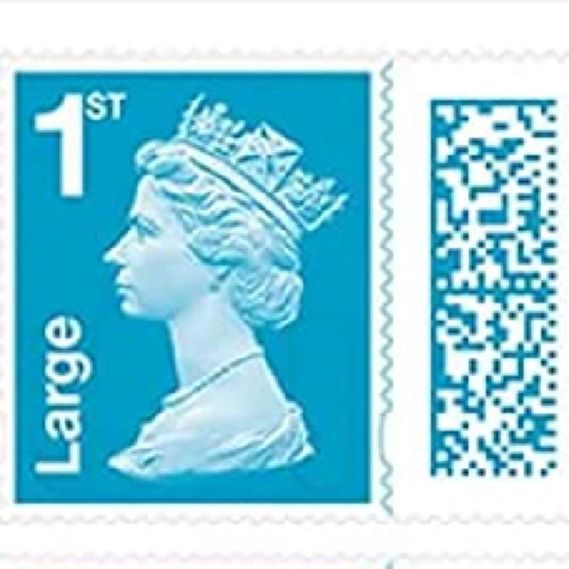 Royal Mail UK stamps 50 x 1st Large Standard Self Adhesive BARCODED Postage Stamps - NEW STYLE Other Arts and Crafts-image-780620070