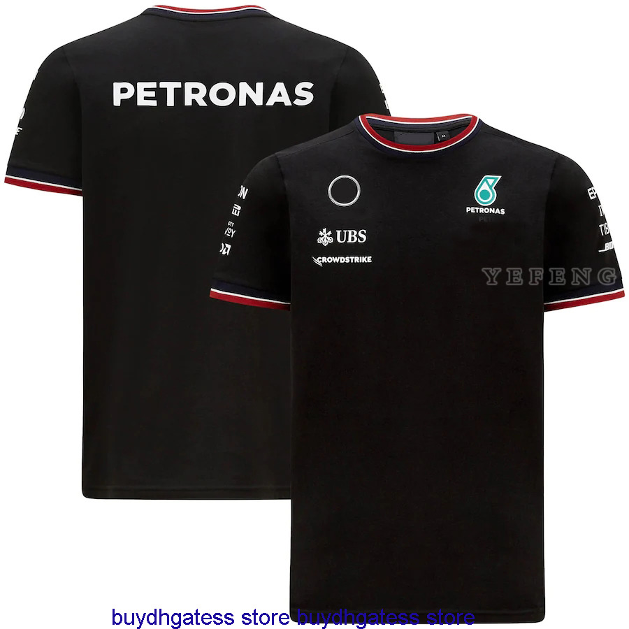 

2022 F1 Team Racing Men's t Shirts for Mercedes Benz Petronas Motorsport Gp Line Breathable Casual Car Fans Summer Rehp, 01