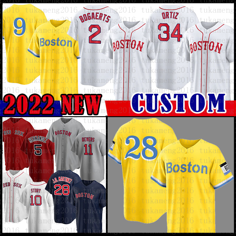 

2022 New 28 J.D. Martinez 10 Trevor Story Boston Red Baseball Jersey Sox Mens David Ortiz Women Ted Williams Xander Bogaerts Enrique Hernandez Rafael Devers Verdugo, Mens(size:m-3xl)hongwa
