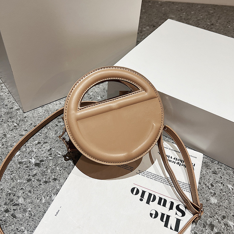 

New Summer Portable Letter Shoulder Messenger Bag Macaron Small round Bag All-Match Fashion Foreign Trade Smalls Bags, As pic