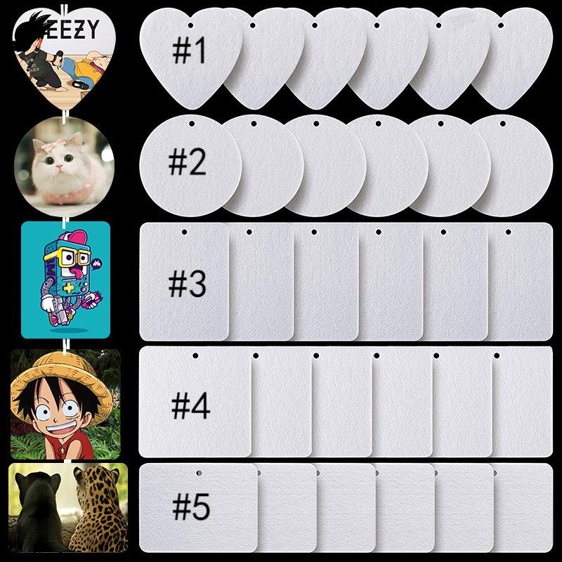 

Christmas gift sublimation felt incense tablet car aromatherapy tablet air freshener pendant