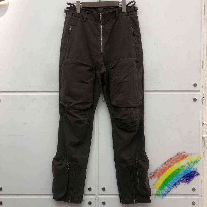

Heavy Fabric Zipper Cargo Pants Men Women High Quality Joggers Drawstring Jogging Pants Slightly Loose Pants T220721