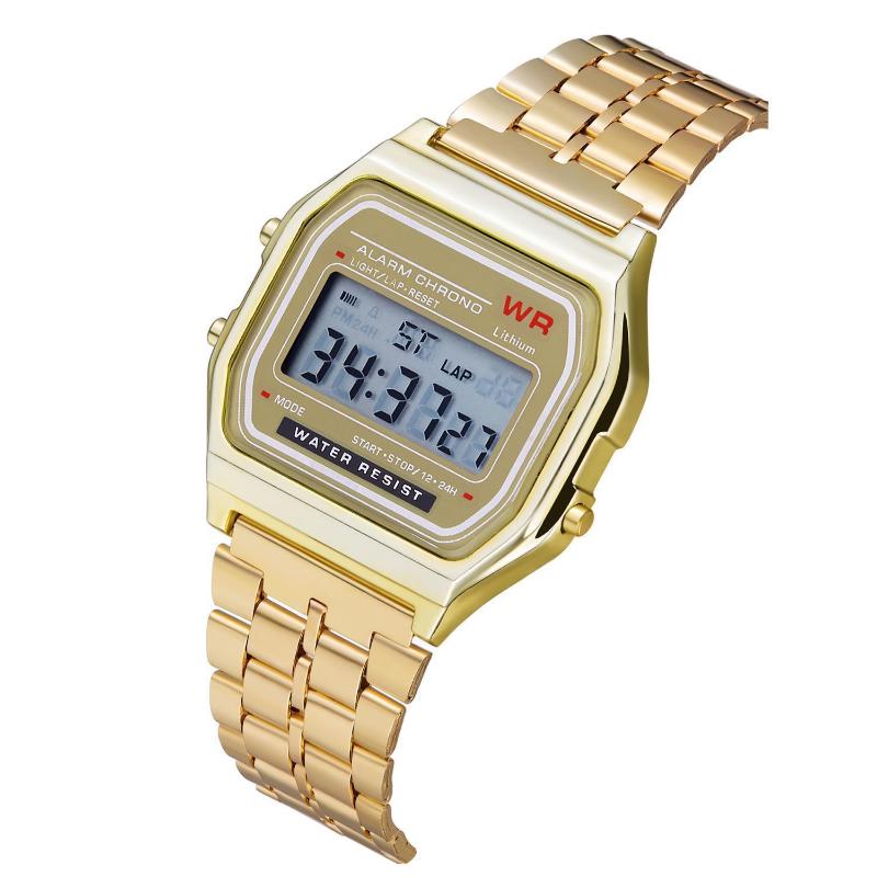 

Wristwatches Digital Sports Military Electronic Present Gift Male Female Unisex Gold Silver Black Vintage WatchesWristwatches
