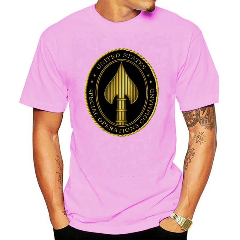 

Men' T-Shirts Us Joint Special Operations Command T-Shirt Tee Shirt Free Sticker Ussocom Harajuku Funny, Beige