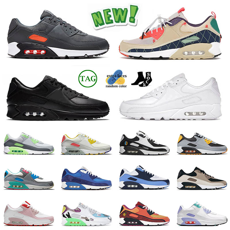 

Hotting Selling 90S Running Shoes Triple Black White Batman Peace Love University Gold Bright Orange Accents Sprung Iron Grey Womens Mens Sneakers Trainers Size 12, A6 bright orange accents 40-45