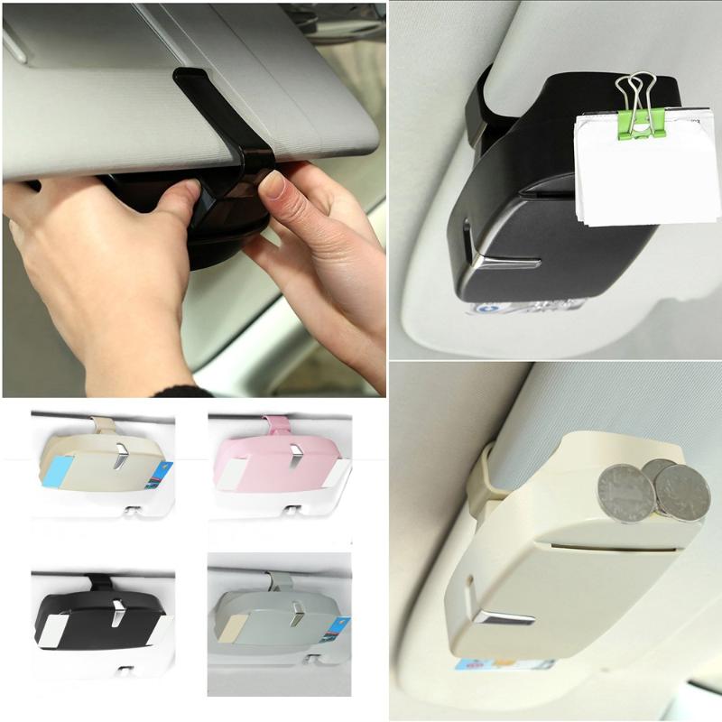 

Other Interior Accessories Glasses Case Car Auto Sun Visor Clip Holder For Reading Sunglasses Eyeglass Card Pen CaseOther
