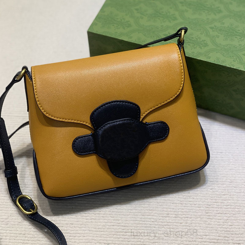 

Handbag Small Postman Bag Women Flap Crobody Leather Flip Over Wallet Adjustable Shoulder Strap Letter g Multiple Colors