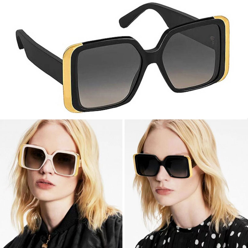 

Fashion Designer Sunglasses Woman Fashions MOON Collection New Square Sunglasses Top UV400 Lens Mens Luxury Brand Designers Glasses 1664 Original Box