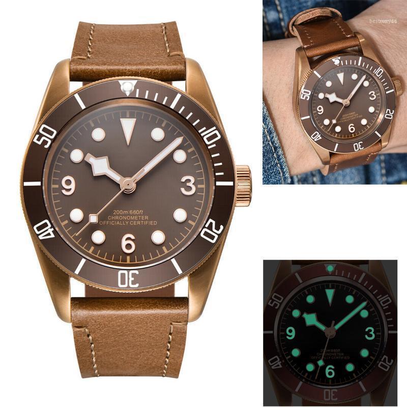 

Wristwatches Luxury Men Sport Mechanical Wristwatch Diver Top Brand Automatic Watches Sapphire Luminous Reloj Hombre Clock NH35 WatchWristwa
