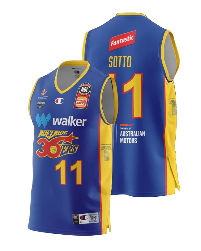 

Adelaide 36ers Heritage Game Jersey - Kai Sotto, Nbl jersey