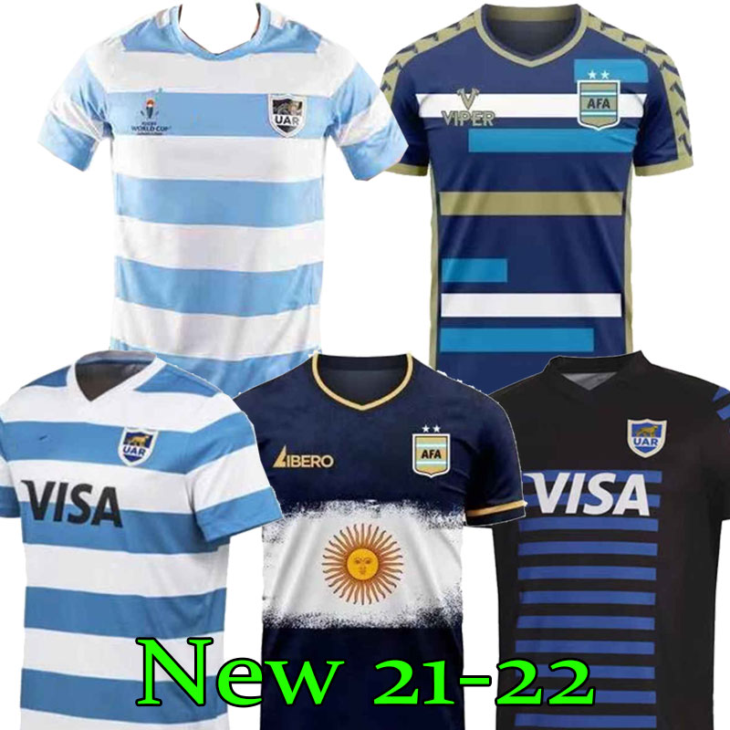 

New 2018 2019 2020 argentina rugby Jerseys T shirts HOME Rugby League jersey 19 20 21 shirts S-3XL 4XL 5XL, As shown