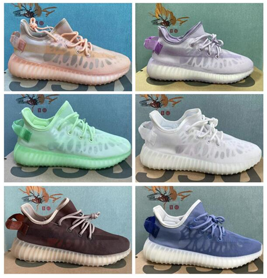 V2 mono Static Reflective Boots 3M Belgua 2.0 Semi Frozen Butter Yellow Blue Top Quality Designer MX Oat Tailgate Static Men Women zebra Sneakers
