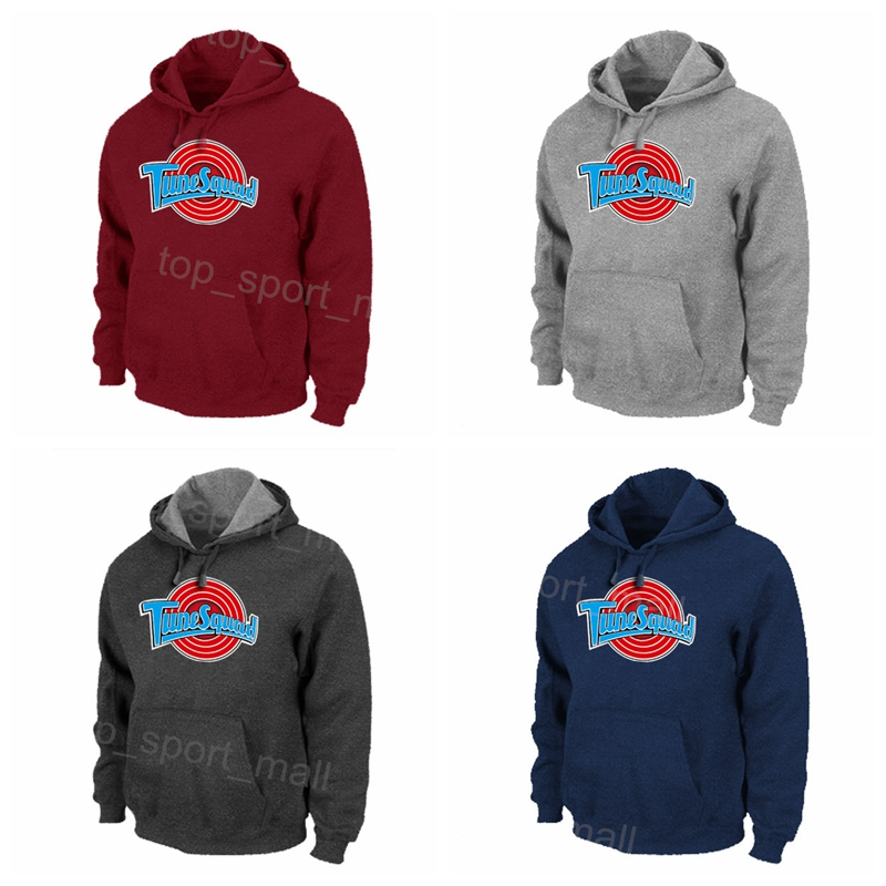 

Men Youth Women Tune Squad Basketball Hoody Jersey Looney Tunes Hooded Pullover Space Jam Hoodies Movie Sweatshirts Purple Black Grey Red Blue Custom Name Number