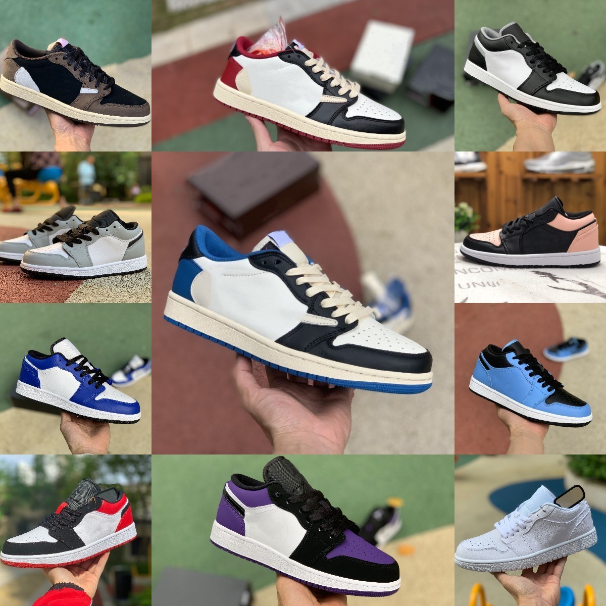 

2022 Fragment TS Jumpman X 1 1S Low Basketball Shoes Starfish White Brown Red Gold Banned UNC Court Purple Black Toe Shadow Panda Emerald Designer Sports Sneakers Y998, Please contact us