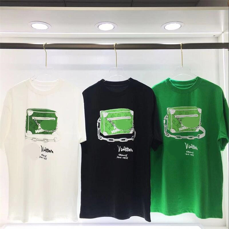 

Designer T Shirt Mens Fashion Large men's wear Apparel Designer Summer Short Sleeve Tee Men s Clothing Luxury Clothes sizeM-3XL#116, Green