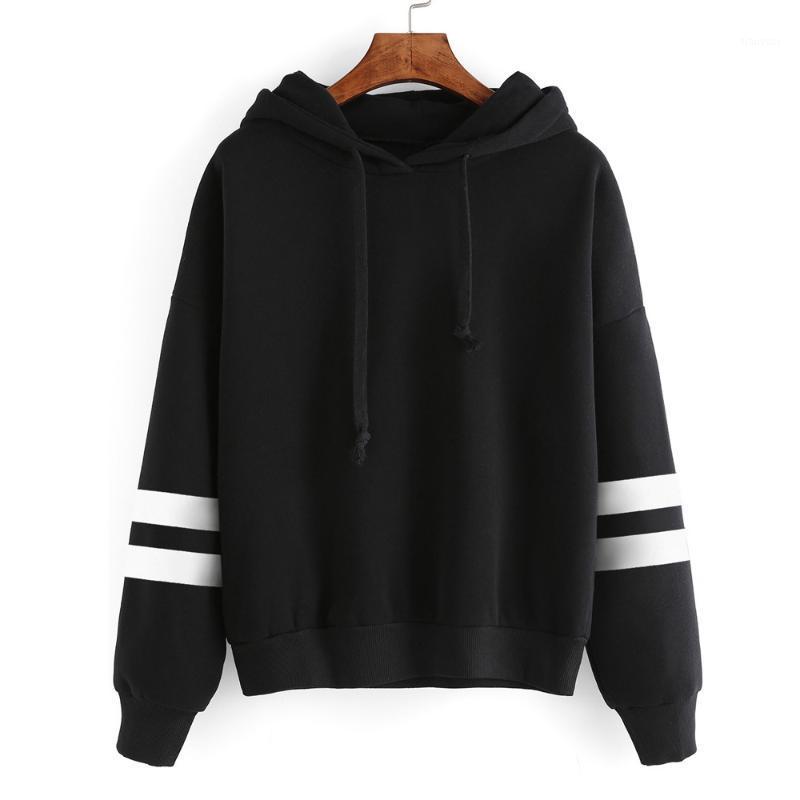 

Women' Hoodies & Sweatshirts Black Solid Color Women Long Sleeve Warm Korean Style Loose Female Hooded Pullover Clothes, Gray