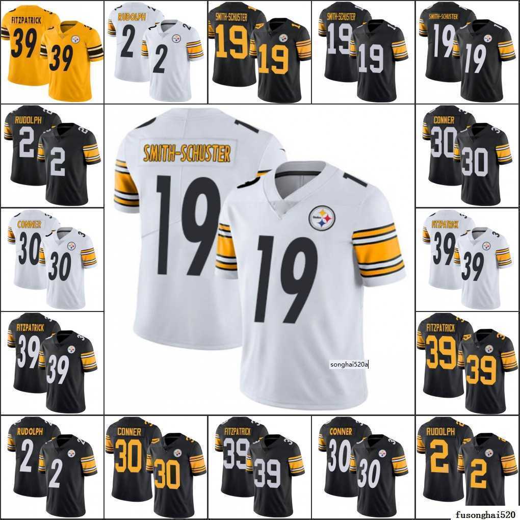 

Custom Pittsburgh''Steelers''Men #39 Minkah Fitzpatrick 19 JuJu Smith-Schuster 2 Rudolph 30 James Conner Women Youth Limited''NFL''Jersey, 14
