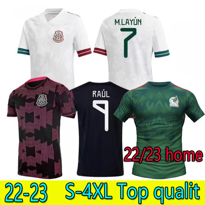 

22 23 Mexico Soccer jerseys 2021 2022 2023 Home green National Copa Asmerica H.LOZANO DOS SANTOS CHICHARITO football jersey men kids kits uniform shirts, 21/22 home