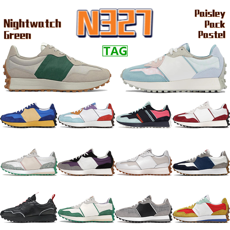 

Men Women Running Shoes N327 Sneakers Pride Rain Cloud Violet Stauds Sea Salt Atlantic Light Beige Casablanca Urban Islander Classic Sports Trainers, Shoe box