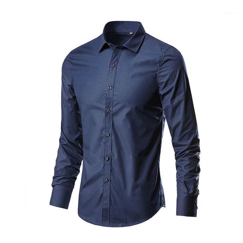 

Men's Casual Shirts British Style Long Sleeve Shirt Men Clothing Fashion 2022 Autumn Business Formal Wear Chemise Homme Slim Fit Camisa Masc