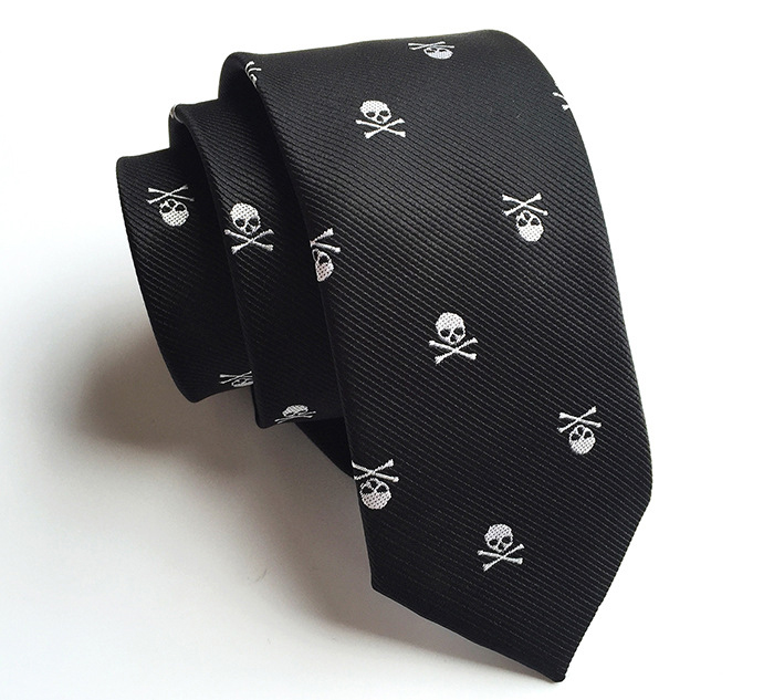 Silk Slim Men Ties Fashion 6cm Skinny Stripe Dot Floral Neck tie for men Woven Formal wear business wedding party 50-image-763215746
