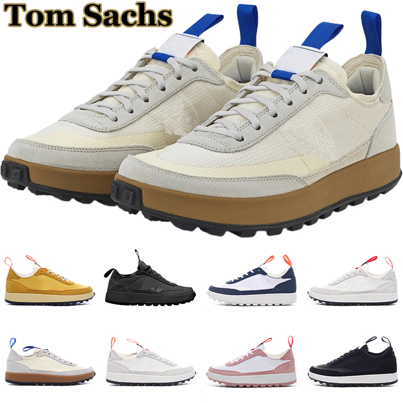 

Tom Sachs x Craft General Purpose Shoe Men Women Sneakers Light Bone Cream Wheat Yellow White Black Mens Flat Trainers Casual Jogging Walking, #4 black white 36-45