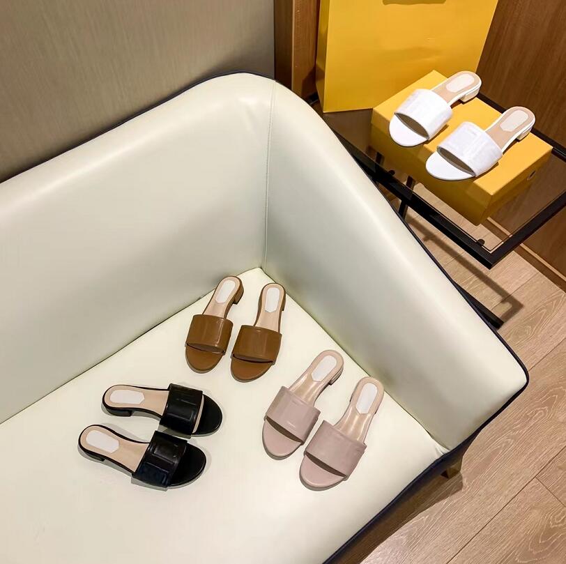 

Summer Women Leisure Slippers Designer Brand Flat Bottom Sandal Fashion Lady Outdoor Top Quality Leather Slipper Luxury Classic Sandbeach Sandals Flip-Flops, Nude pink