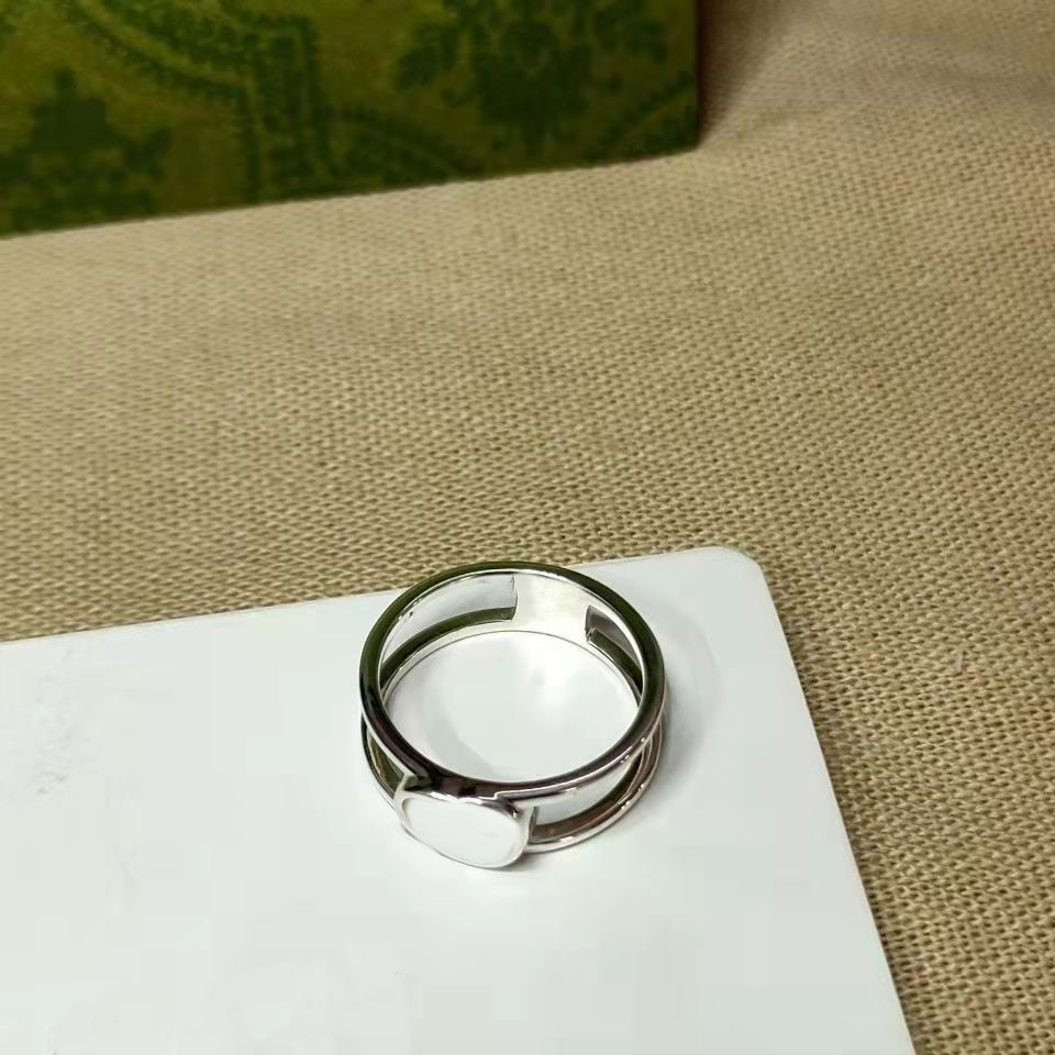 

Designer Fashion letter ring band rings bague for lady women Party wedding lovers Valentine's Day gift engagement Luxury Classic womens Luxury jewelry anillo de lujo