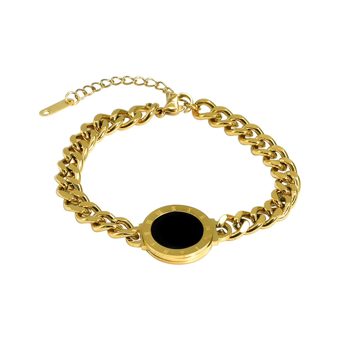 

Bracelets for Women Lady Bangle Black Shell Chain Luxury Bracelet Designers Titanium Steel Bracelet Stone Fashion Popular Hand Accessories African Jewelry Dubai