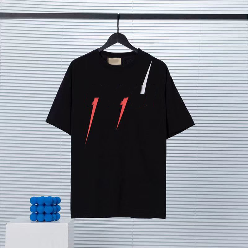 

Custom Plus Size Men's Women's t shirt tshirts large size tee shirts lightning printing black o neck short sleeve tees, Dust bag
