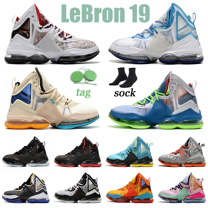 

Breathable LeBrons 19 Original Basketball Shoes Uniform Hook Tropical Women Minneapolis Lakers 19s Designer Sneakers Sports Christmas A New Legacy Men Trainers, 36-46 christmas