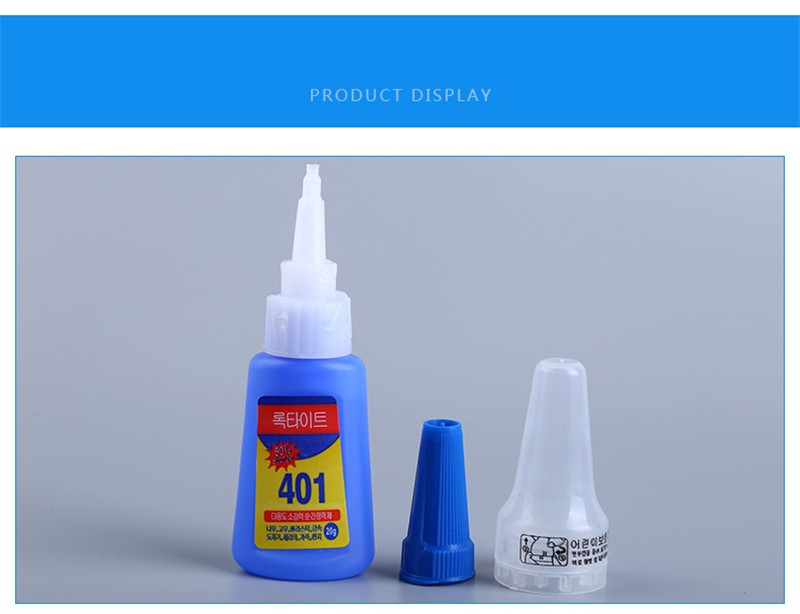 

Multifunctional 401 Instant Adhesive 20g Super Strong Liquid Glue Home Office School Nail Glue Beauty Supplies For Wood Plastic
