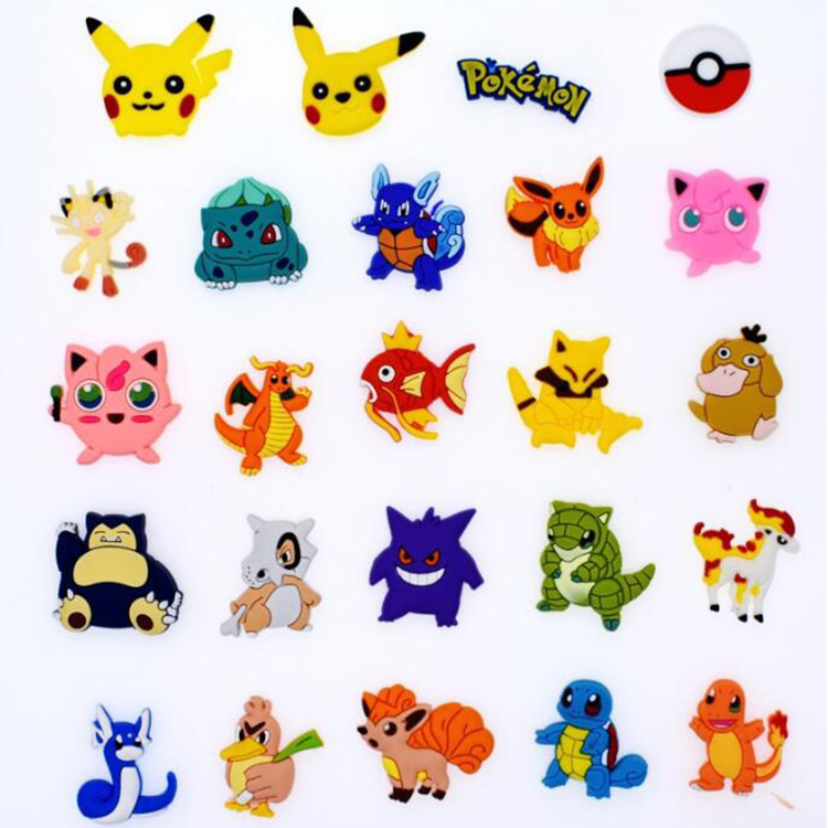 

Fast delivery cute anime PVC Shoe croc Charms Shoes Buckles Action Figure Fit Bracelets accessories