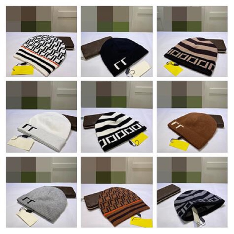 

2022 classic designer autumn winter hot style beanie hats men and women fashion universal knitted cap autumn wool outdoor warm skull caps, Red