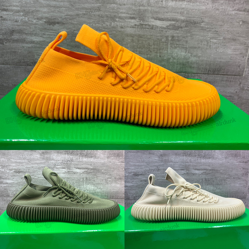 

2022 Summer Men catwalk new shoes RIPPLE sneakers high quality flying woven TPU light bottom breathable cane sugar orange khaki botega comfortable mens shoe 38-46 B2#, I need look other product