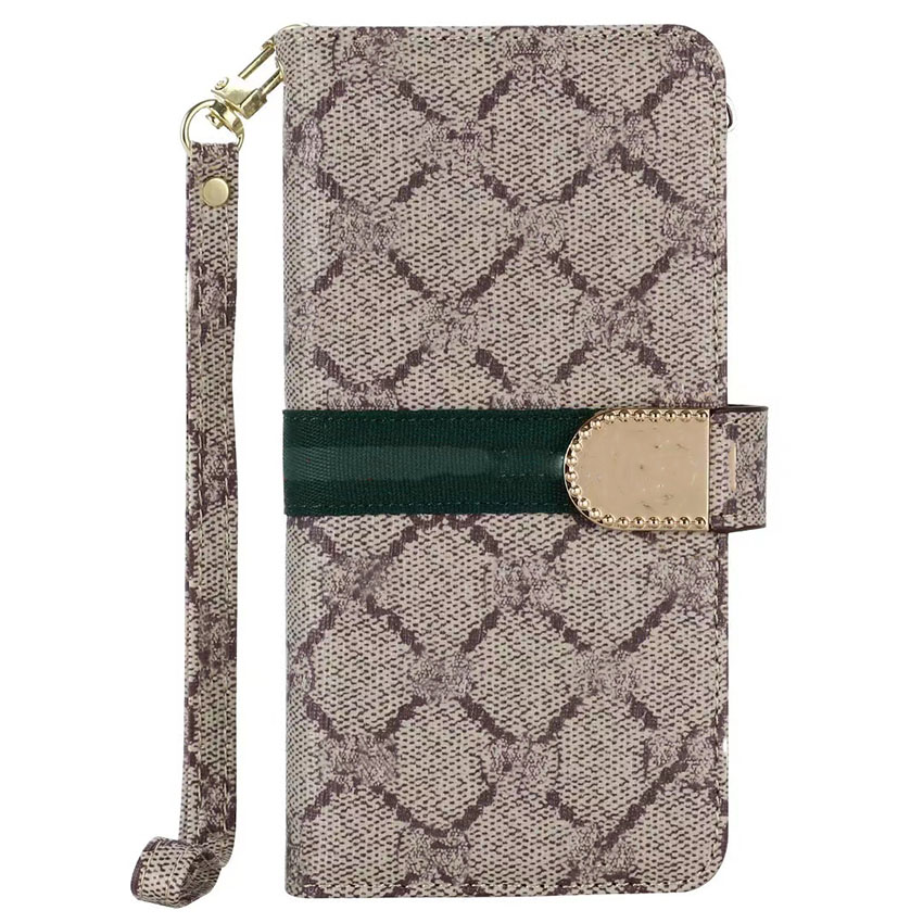 

Leather Designer Luxury Wallet Phone Cases For iPhone 14 13 12 11 Pro X XR XS With Wrist strap