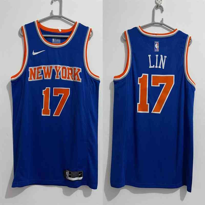 

Sublimation Men' Blue #17 Jeremy Lin 2020/21 Jersey, Picture show