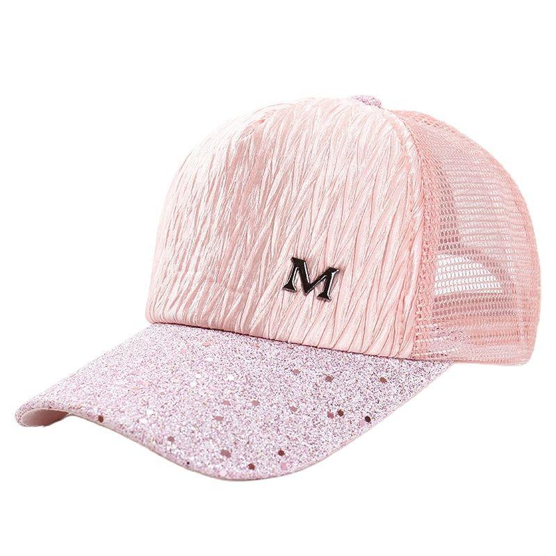 

Ball Caps Letter Summer Women Baseball Cool Mesh Light Sports Visor For Lady Snapback FashionBall, Grey