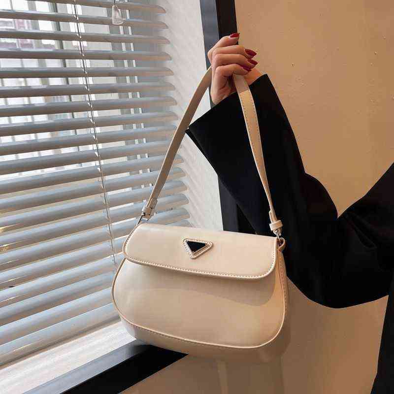 

popular bag women 2022 new simple armpit one shoulder hand mirror bread Purses, Green