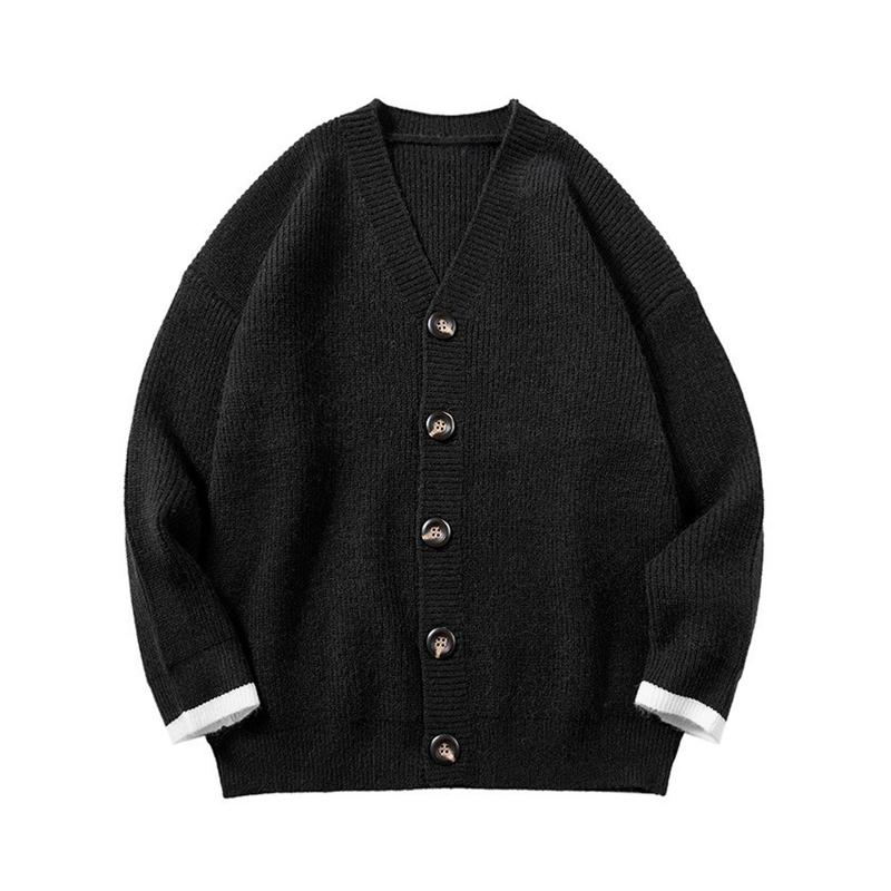 

Men's Sweaters 2022 Latest Casual Clothing Spring And Autumn Wool Cardigan Fashion Cashmere Sweater Loose Solid Color, Sky blue