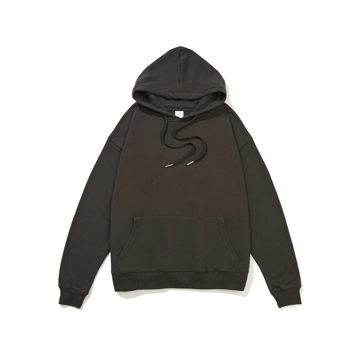 

Solid color hooded sweatshirt men's tide brand plus heavy pound loose couple wear cotton hoody, Champagne