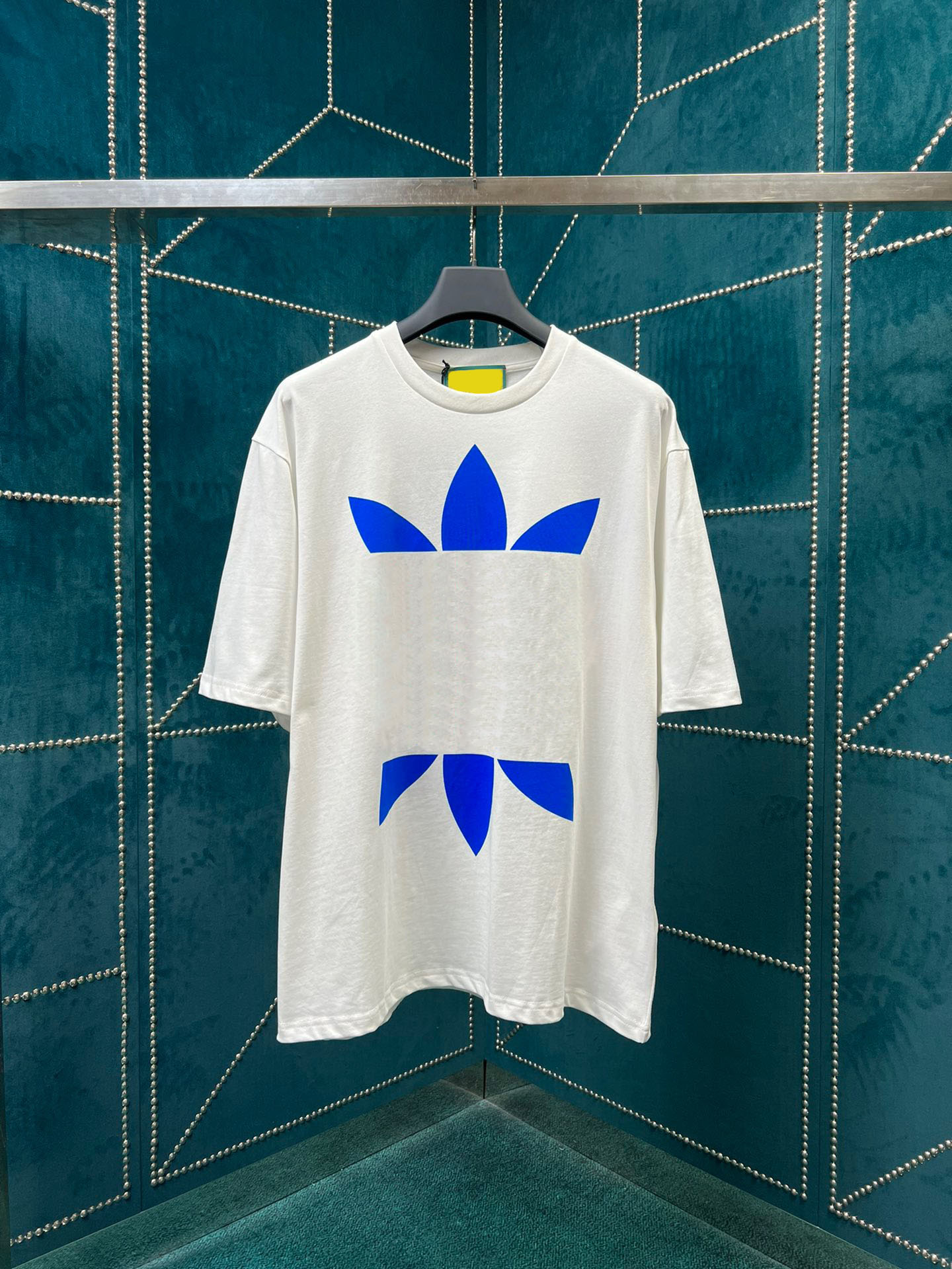 

Men's T-Shirts Round neck embroidered and printed polar style summer wear with street pure cotton T2d, 21